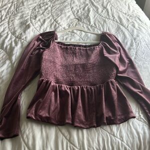 NWOT - Gap velvet babydoll - L
